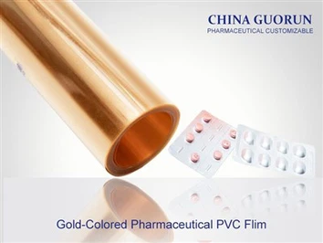 Filmes farmacêuticos de PVC